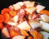 鶏モモと野菜のふわふわ煮作り方3写真