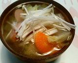ポカポカになる野菜と生姜とバタースープ作り方3写真