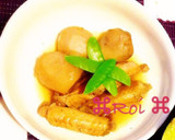 里芋と手羽の煮物☆作り方4写真