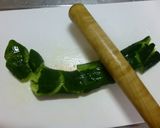 簡単！たたききゅうり梅味噌味作り方1写真
