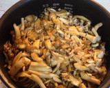 秋の味覚☆塩こんぶときのこの炊き込みご飯作り方5写真