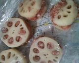 簡単 一品♪ 蓮根の 挽き肉 挟み焼き！作り方3写真