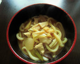 一人暮らしの煮込みうどん(きのこ)作り方5写真