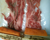 ごぼうと 人参の 牛肉巻き♪ 甘辛ダレ！作り方4写真