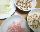 餃子の皮で☆小さなきのこグラタン風作り方1写真