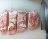 超簡単　子供が喜ぶ豚薄切り肉と小松菜炒め作り方2写真