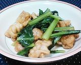 超簡単　子供が喜ぶ豚薄切り肉と小松菜炒め作り方12写真