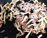 簡単！キノコとベーコンの和風パスタ作り方3写真