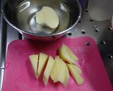ポテトとアスパラのチーズあえ作り方1写真