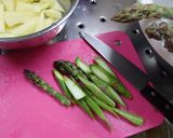 ポテトとアスパラのチーズあえ作り方2写真