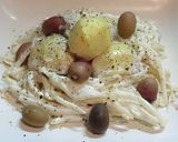 もやしと栗のクリームチーズサラダ作り方4写真