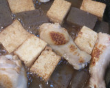 ♪手羽元と厚揚げの煮物♪作り方3写真