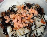 ひじきの煮物と鮭のご飯(おにぎりにも)作り方2写真