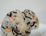 ひじきの煮物と鮭のご飯(おにぎりにも)作り方3写真