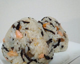 ひじきの煮物と鮭のご飯(おにぎりにも)作り方3写真