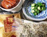 オクラと梅のかつお茶漬け作り方3写真