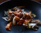 豚キムチの焼きうどん♪作り方2写真