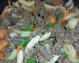焼き肉のタレで作る牛肉野菜炒め作り方5写真