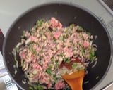 ある野菜で作るミートソース焼きそば作り方2写真