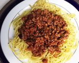 ある野菜で作るミートソース焼きそば作り方5写真