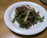 長芋でチンジャオロース作り方7写真