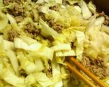 お好み焼き風☆白菜消費に白菜オムレツ♪♪作り方2写真