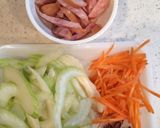 セロリの洋風きんぴら作り方1写真