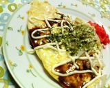 お好み焼き風☆白菜消費に白菜オムレツ♪♪作り方5写真