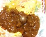 簡単オムカレーライス作り方1写真