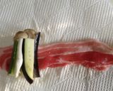 豚バラで野菜巻きレンジ蒸し作り方4写真