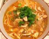 鶏肉坦々うどん作り方8写真