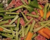 ☆小松菜と豚挽き肉としめじのクリーム煮☆作り方4写真