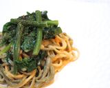 ほうれん草とインゲンのわさびマヨパスタ作り方6写真