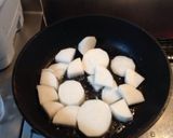 簡単お手軽！すき焼き風味甘トロ大根煮込み作り方4写真