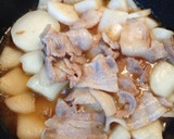 簡単お手軽！すき焼き風味甘トロ大根煮込み作り方10写真