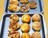 HB小さめのお惣菜パンでランチ！５種×３作り方33写真