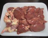 一人暮らしの鳥のモツ煮作り方2写真