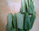 簡単 一品 豆腐 小松菜 卵で 和風煮作り方1写真
