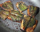 ご飯に合う～✩秋刀魚の大葉入り蒲焼き作り方5写真