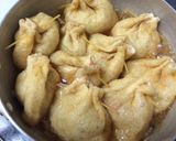 鶏ひき肉のお出汁じゅわ〜巾着煮作り方6写真