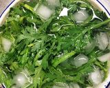 ☆春菊とヤリイカのサラダ☆作り方1写真