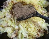 キャベツいっぱいの焼きそば作り方4写真