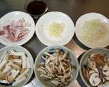 簡単♪きのこたっぷり☆ガーリックライス作り方1写真