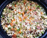 旨味がヤバい！舞茸とアンチョビのリゾット作り方7写真