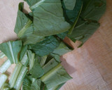 簡単 小松菜 根菜 油揚げの 含め煮＊作り方3写真