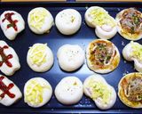 HB小さめのお惣菜パンでランチ！５種×３作り方31写真
