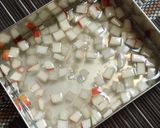 りんごと梨のジュレonりんごババロア作り方18写真