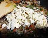 豆腐でヘルシー 豆腐と枝豆のドライカレー作り方4写真