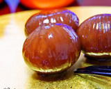 栗の渋皮煮シロップで♪簡単なめらかプリン作り方6写真