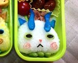 妖怪ウォッチ弁当 コマさん、こまじろう作り方3写真